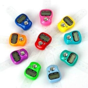 Electronic Finger Counter, Pack Resettable botton 5-Digit LCD Electronic PACK OF 12