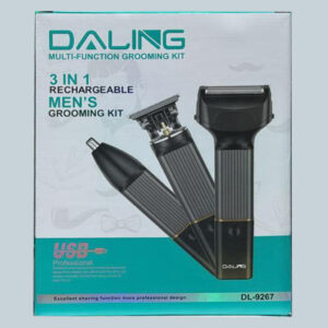 DALING DL-9267 3-In-1 Rechargeable Hair Clipper