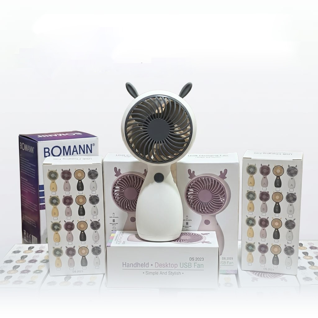 Handheld desktop USB fan simple and stylish
