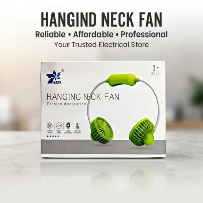 Stylish Hanging Neck Fan for Personal Cooling