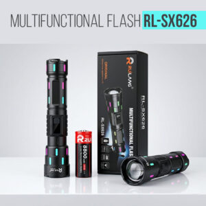 RUILANG RL-SX626 Rechargeable LED Flashlight – Ultra Bright Waterproof Torch