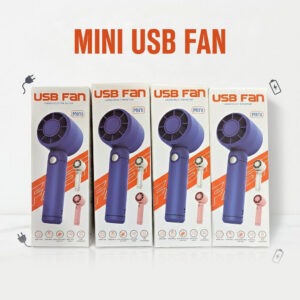 Portable Mini Rechargeable Fan with Three Wind Speed Gears