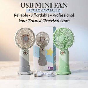 USB Rechargeable Mini Fan – Choose from 3 Colors