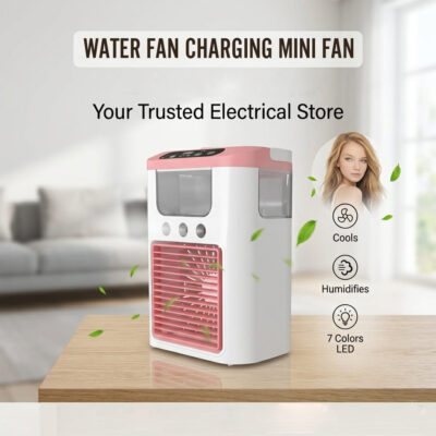 Rechargeable Water Fan Mini Fan