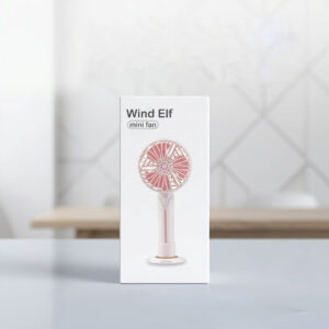 Personal Breeze Fan – Compact USB Charging, Multi-Speed Settings, Ideal for Desk, Commute & Outdoors
