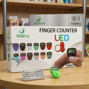 Digital LED Finger Tally Counter Tasbeeh - Ring Counter Tasbih