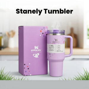 Stanley Quencher H2.0 Purple Tumbler with Handle & Lid